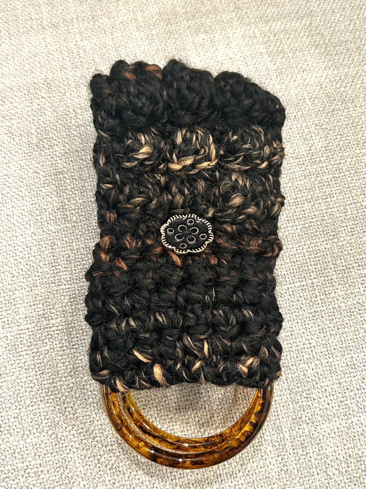 Crocheted TOWEL HOLDER better design with wider loop