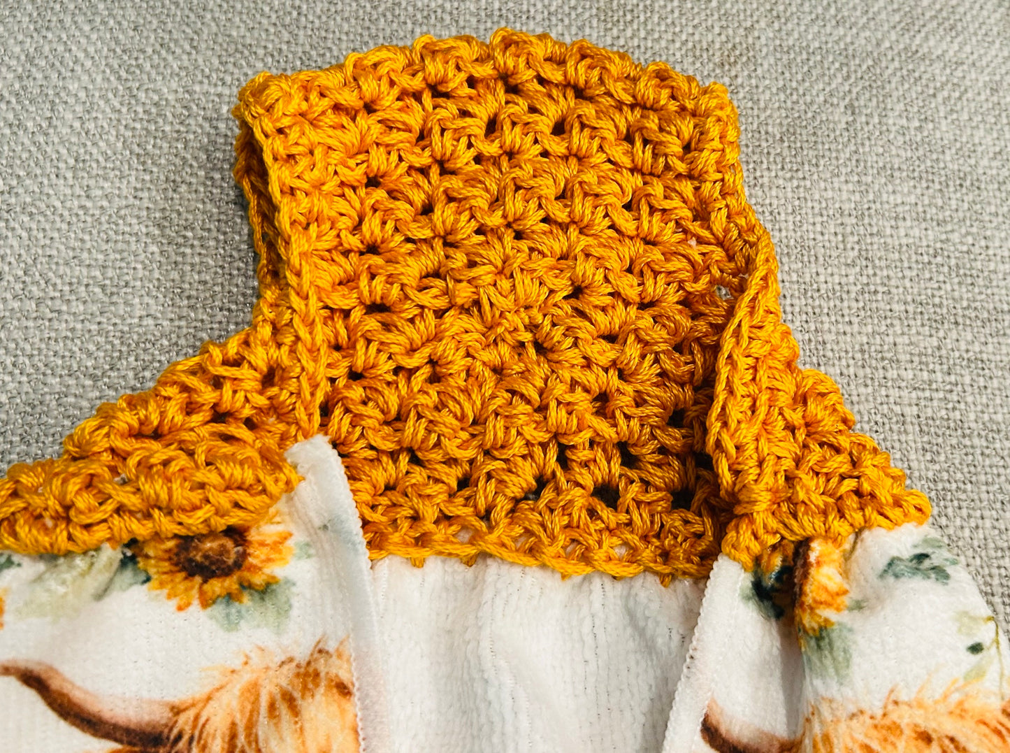 Cow Collection | Kitchen towel | Highland cows & Sunflowers everywhere