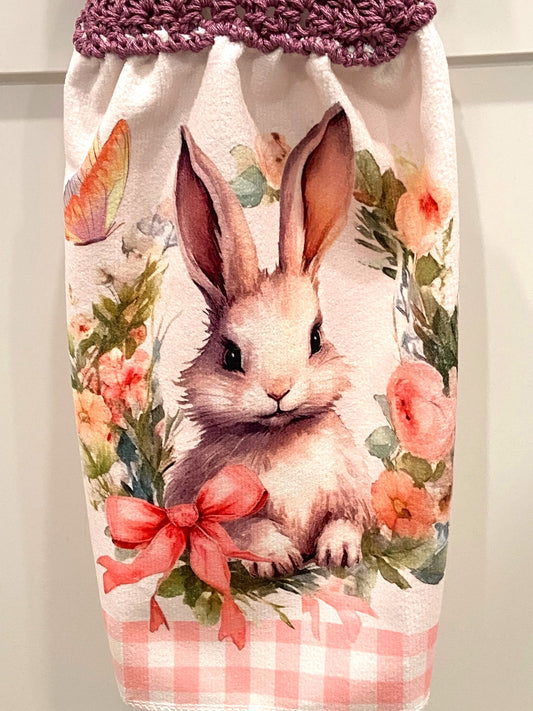 Crochet top kitchen towels | Easter Spring | Home Decor