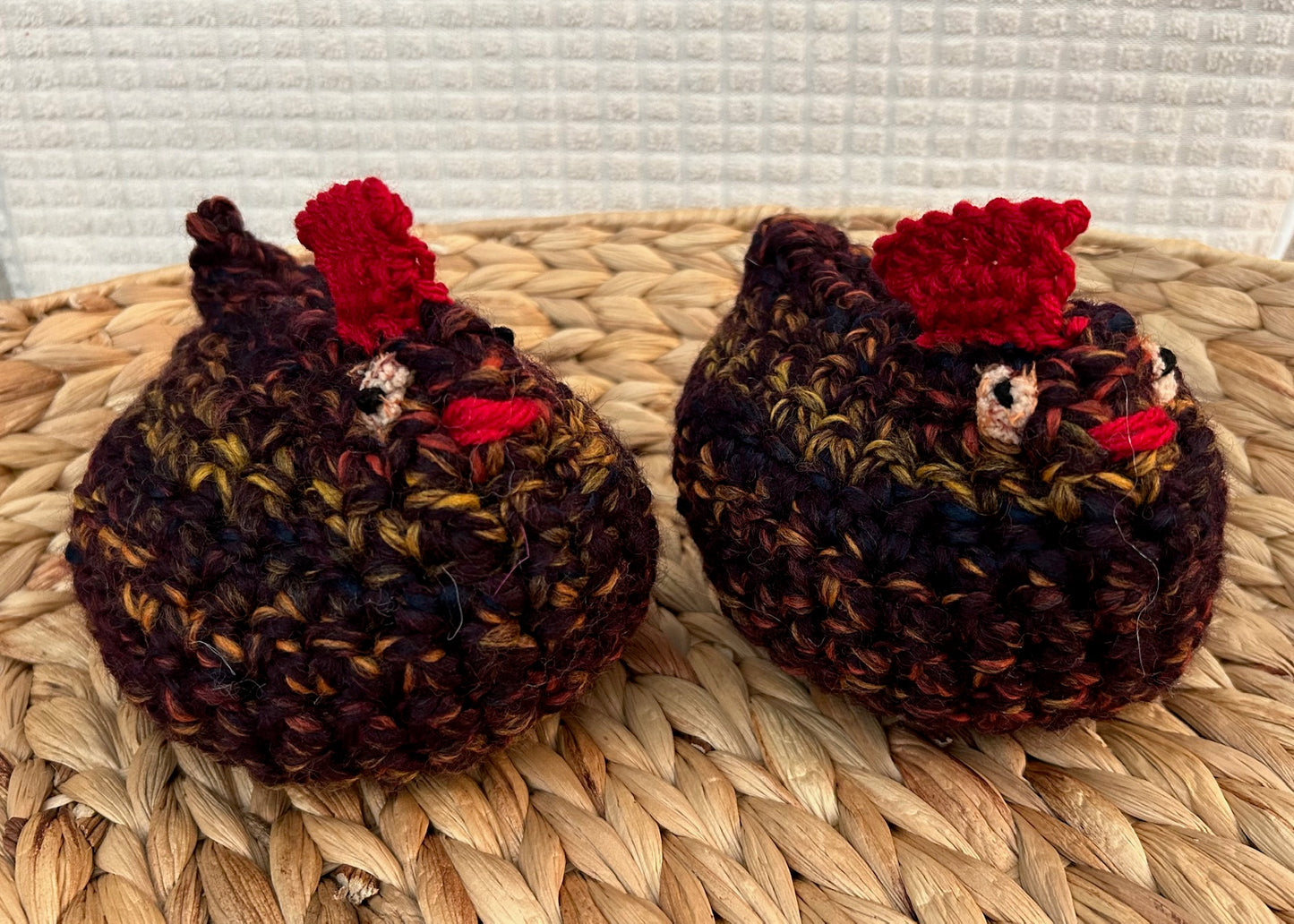 Crocheted HENS CHICKS farmhouse design - multiple colors available