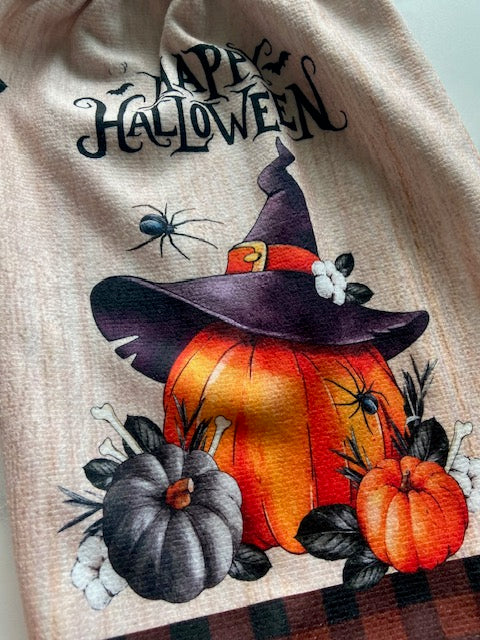 Crochet top kitchen towels | Halloween | Home Decor
