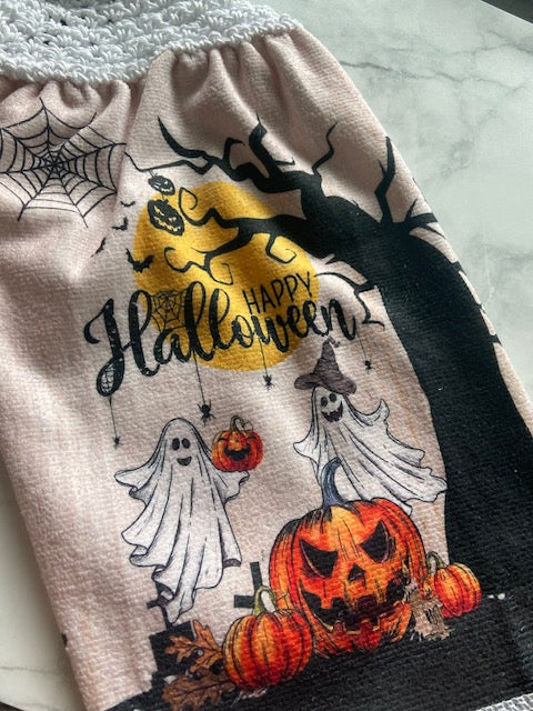 Crochet top kitchen towels | Halloween | Home Decor