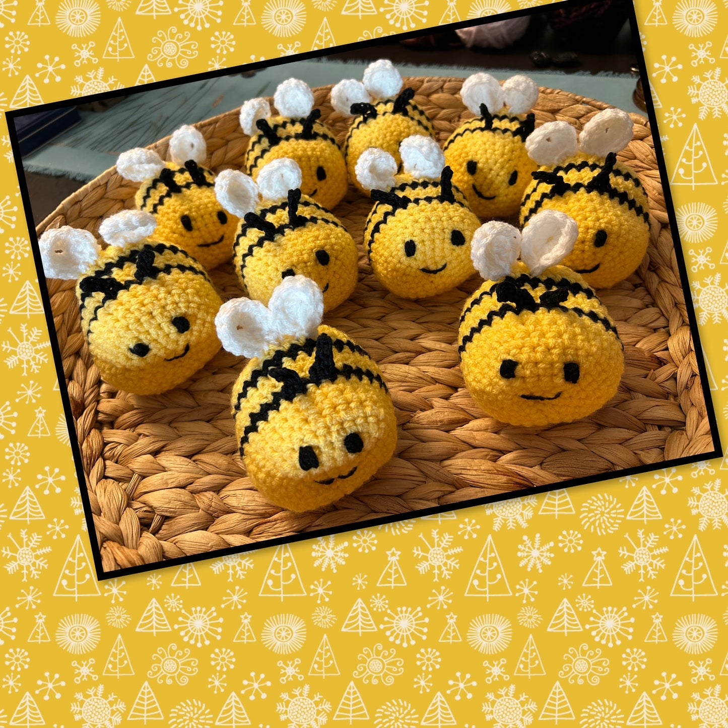 Crochet Bumble Bee Plush Toys | Handmade Amigurumi