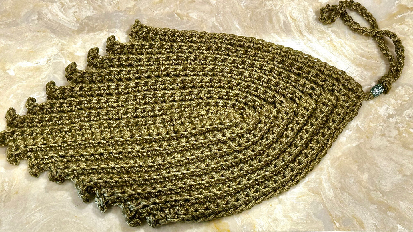 Crochet LEAVES | Elegant Hot Pads | Countertop Table Cover | coffee tea beverage | unique
