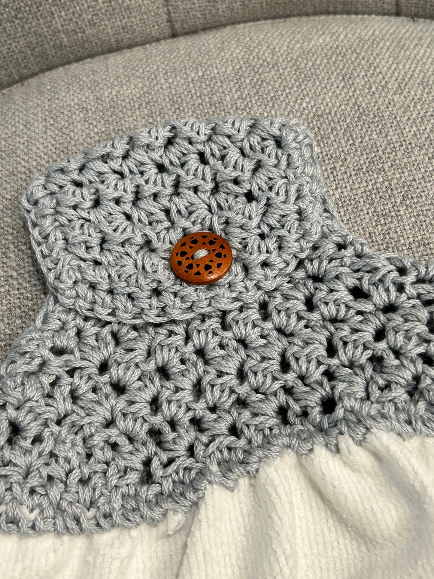 Crochet top | kitchen towel Coffee collection ‘no talkie before coffee'