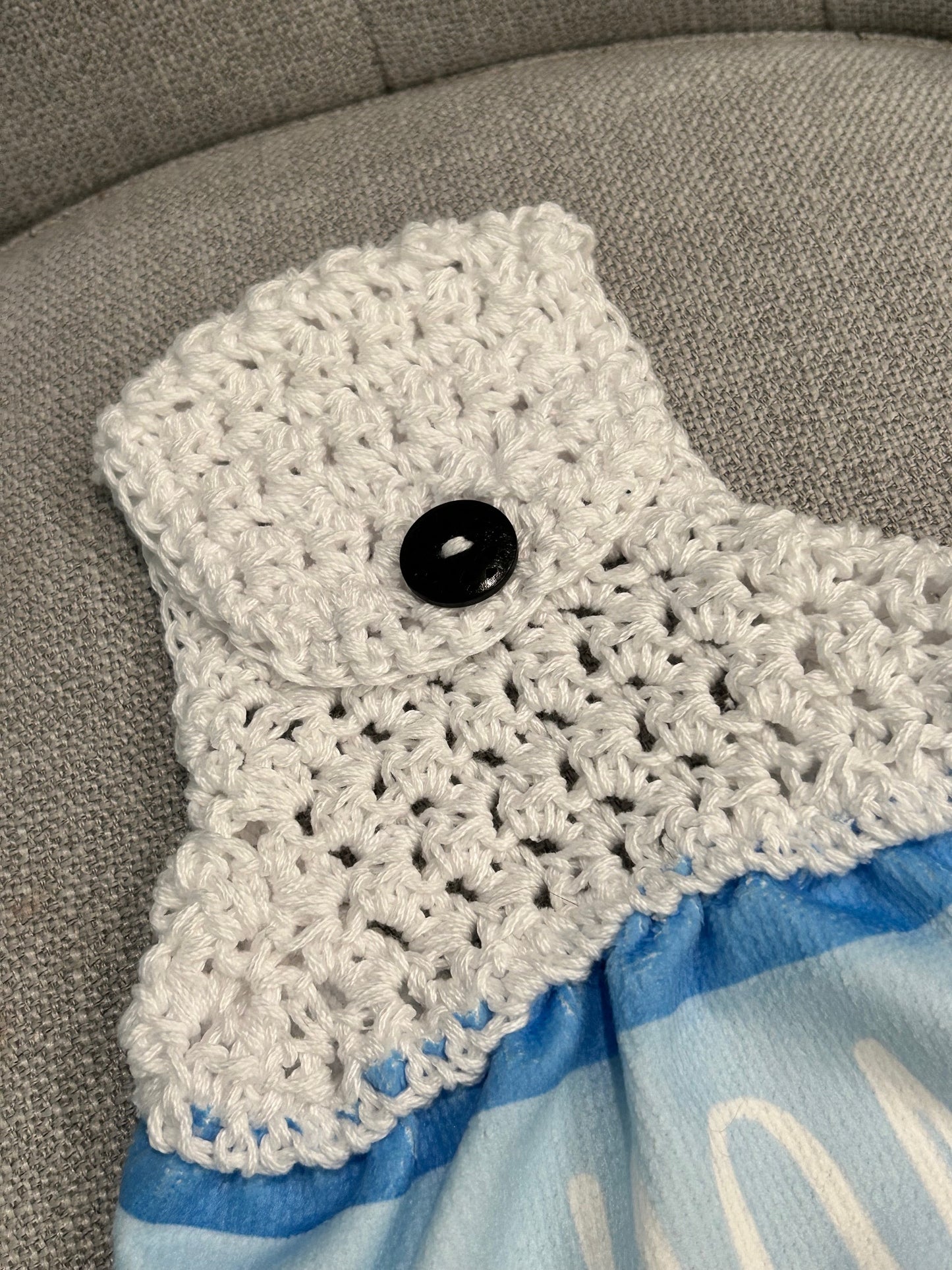 Crochet top | kitchen towel Beach collection ‘home sweet home’