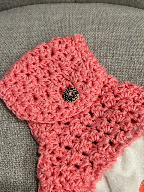 Crochet top | kitchen | bar towel | FLAMINGOS party of 2
