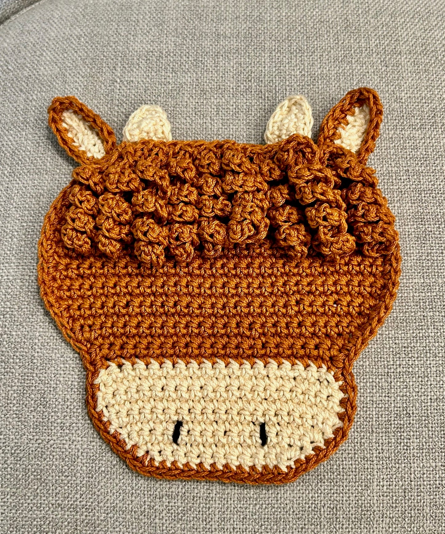Crochet Pot Holders | Hot Pads | Cows | Farm Decor | Countertop | gift | Highland Cow | Unique
