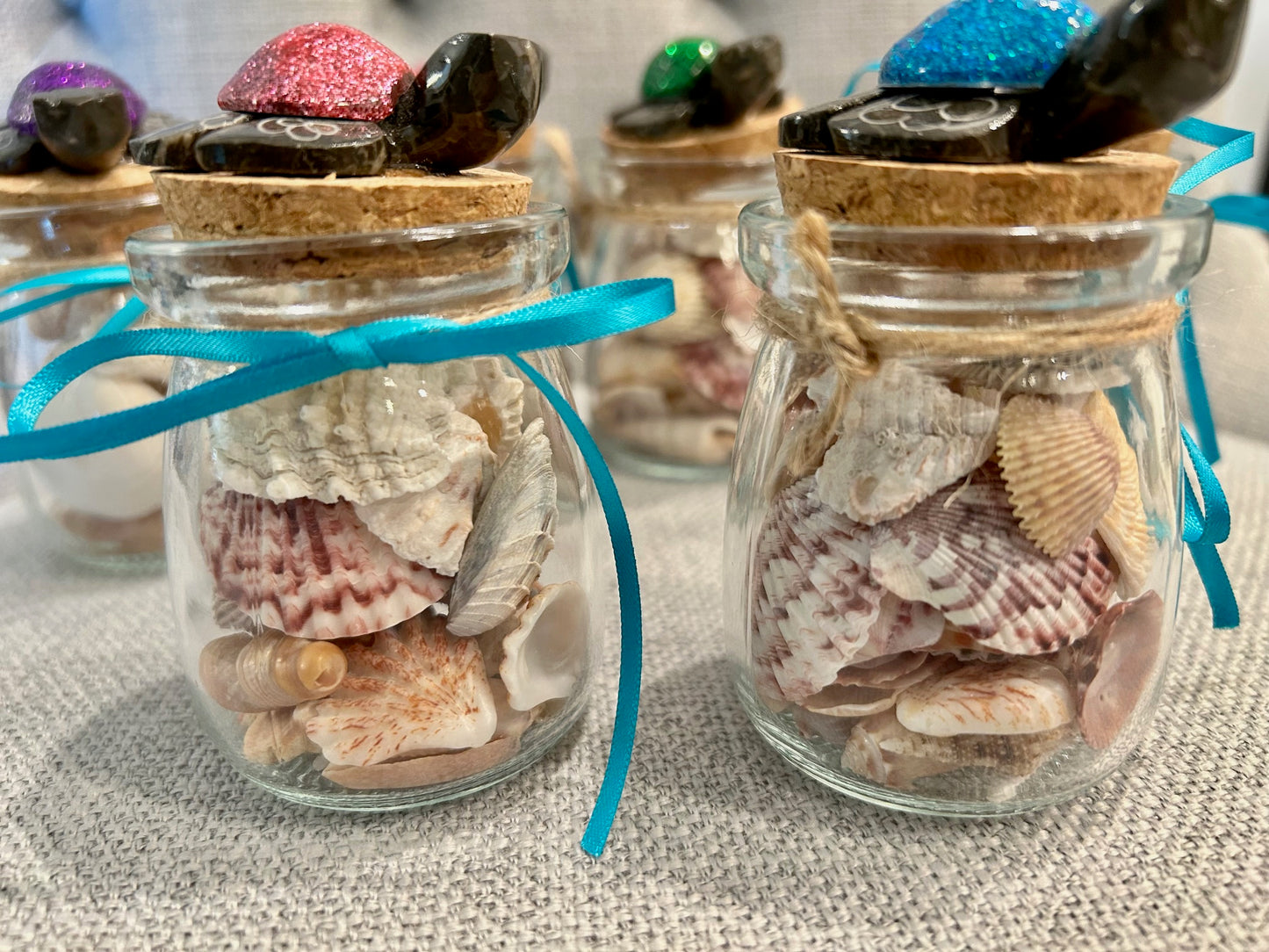 SHELLS BEACH Treasure  Collection | Hand carved marble turtle lids
