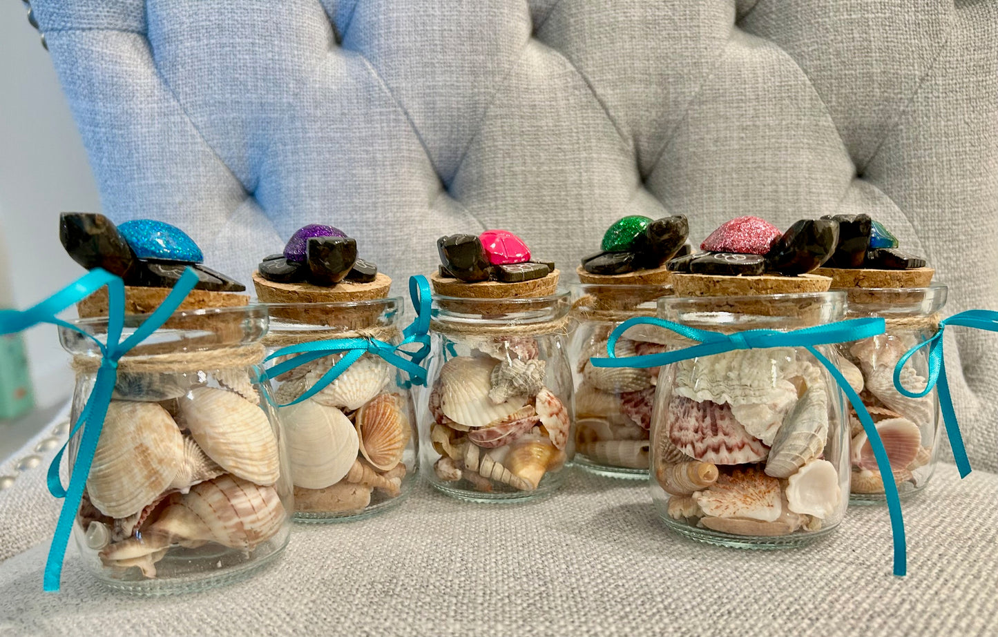 SHELLS BEACH Treasure  Collection | Hand carved marble turtle lids