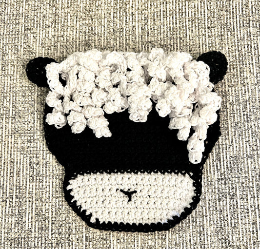 Crochet Potholder Hot Pads | Sheep | Farm Decor | Countertop | gift | Lamb | Unique