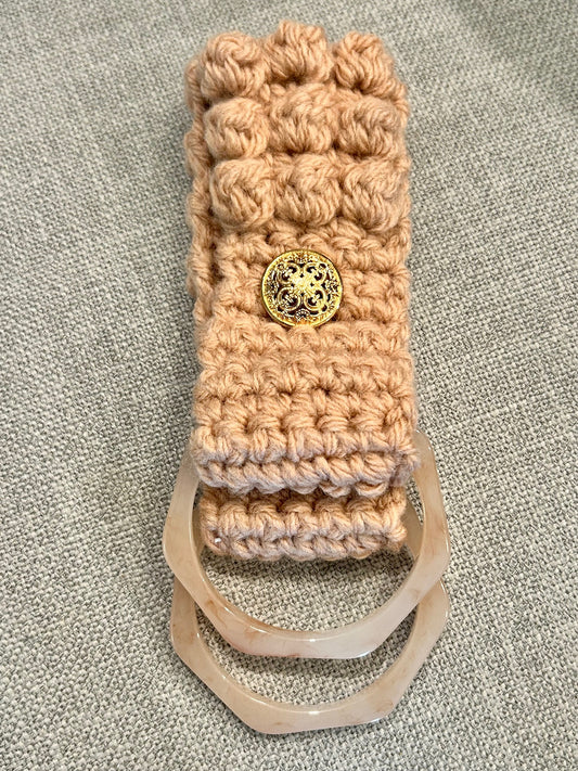 Crocheted TOWEL HOLDER better design with wider loop