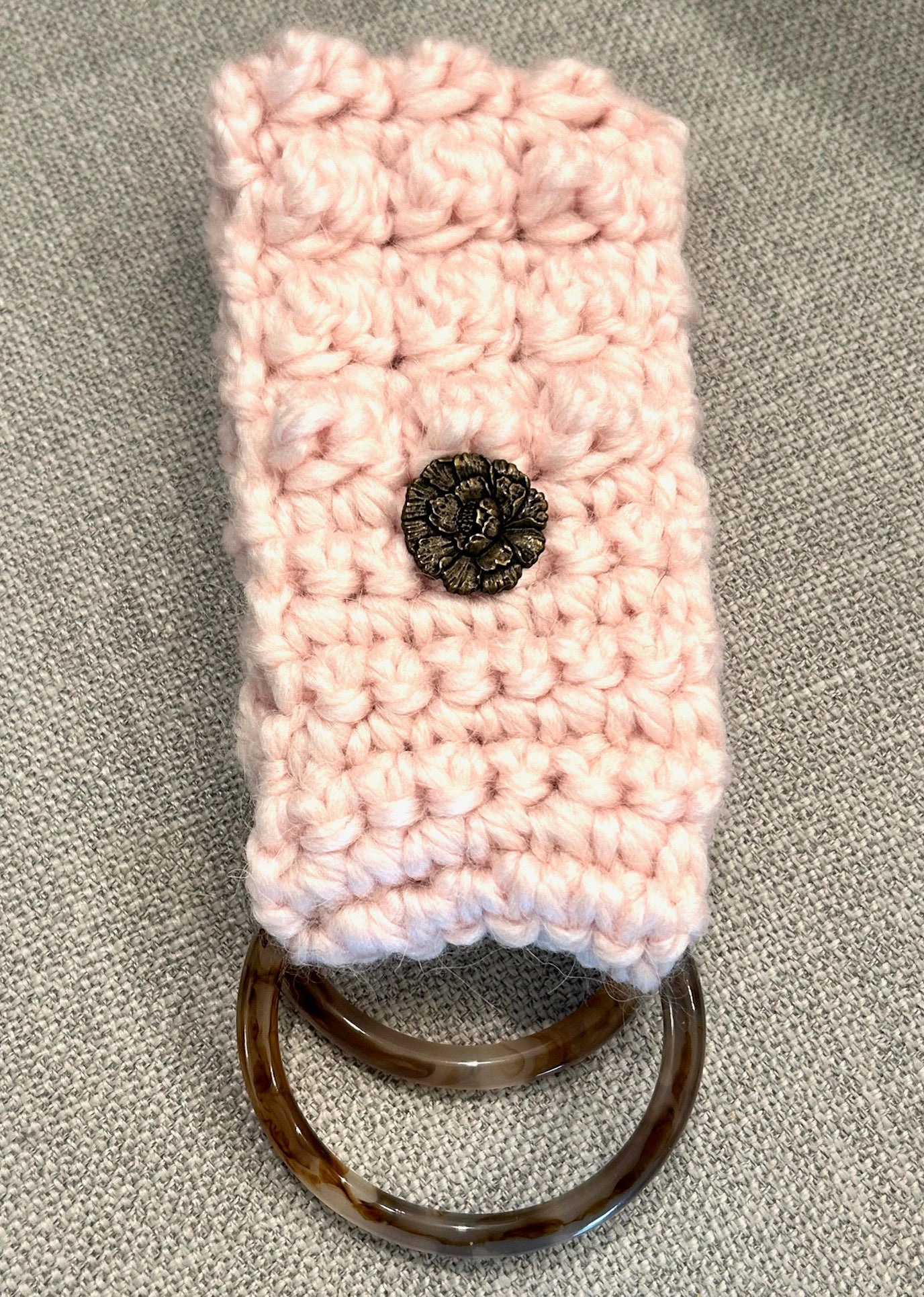 Crocheted TOWEL HOLDER better design with wider loop