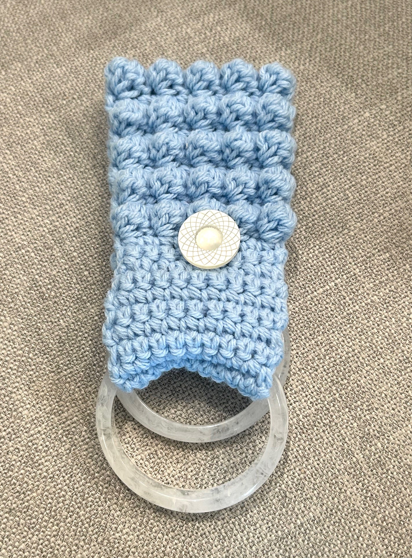 Crocheted TOWEL HOLDER better design with wider loop