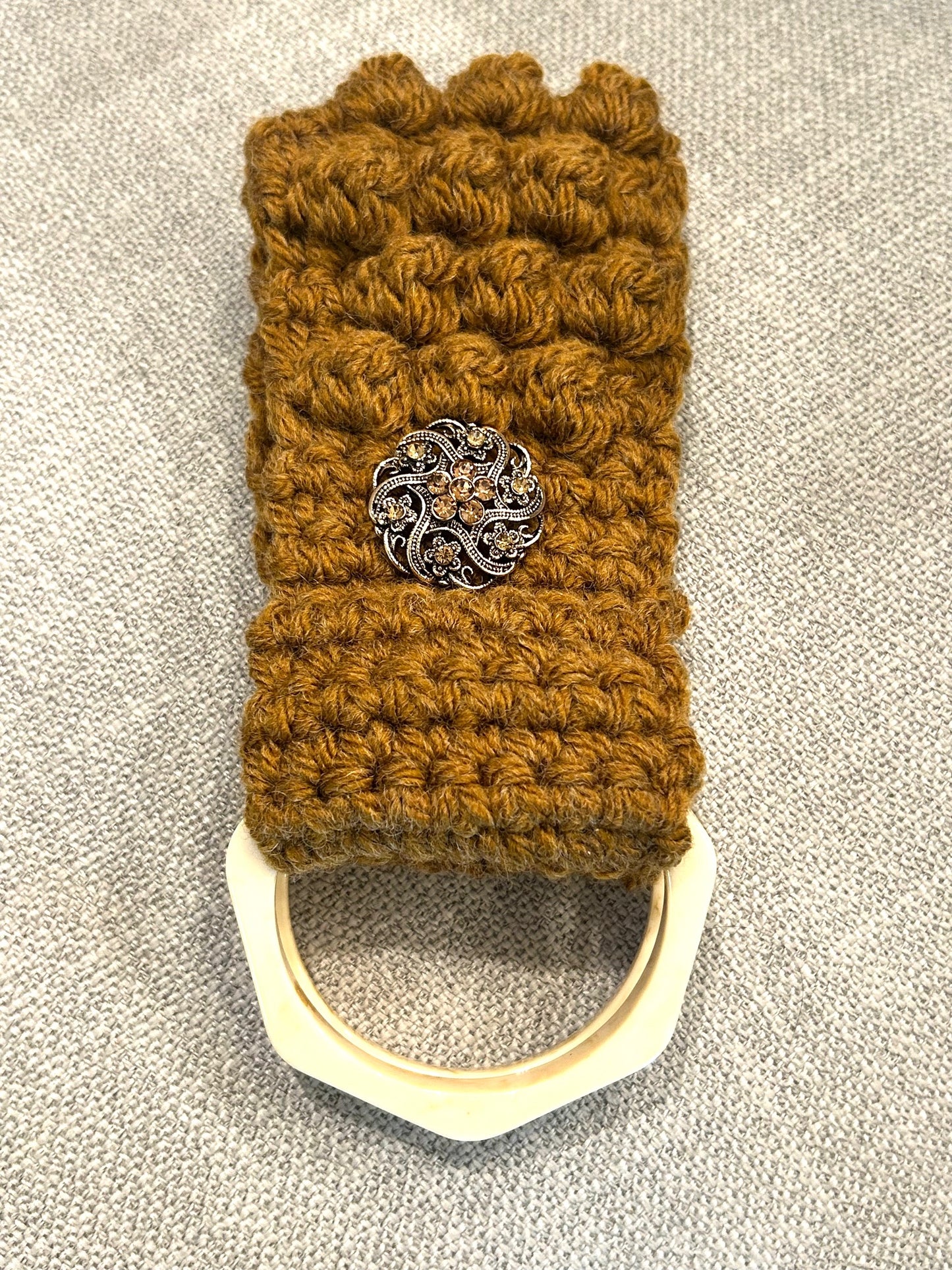 Crocheted TOWEL HOLDER better design with wider loop