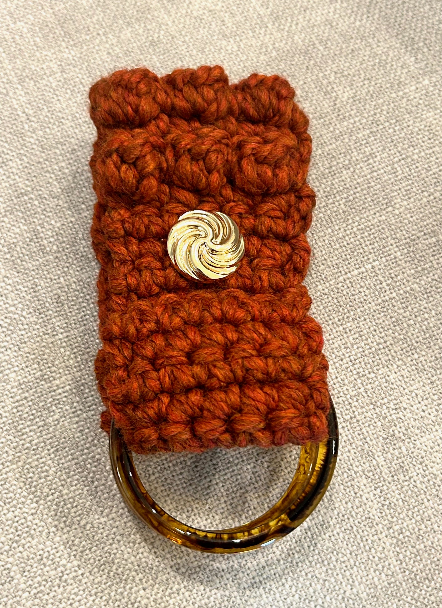 Crocheted TOWEL HOLDER better design with wider loop