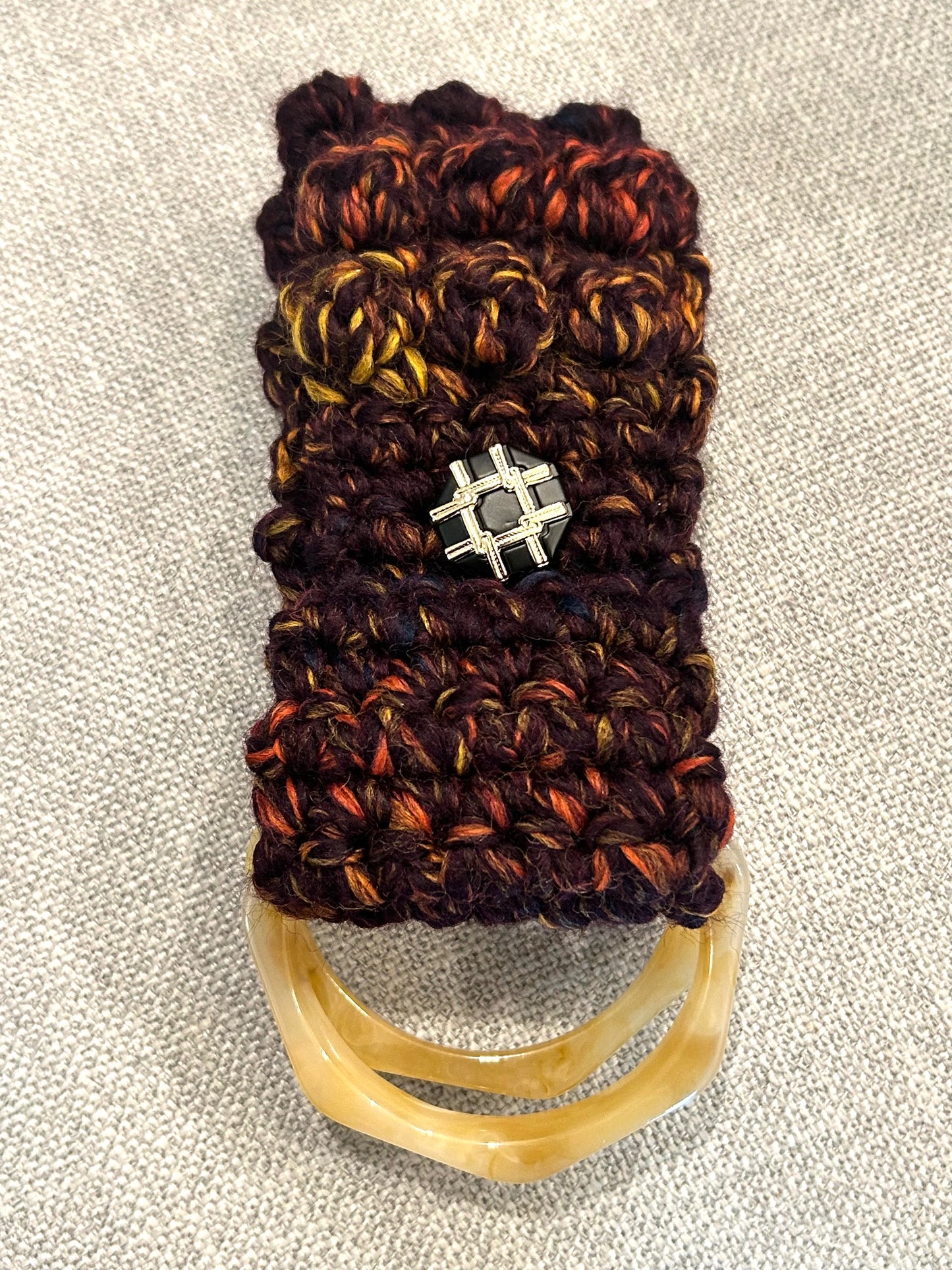 Crocheted TOWEL HOLDER better design with wider loop