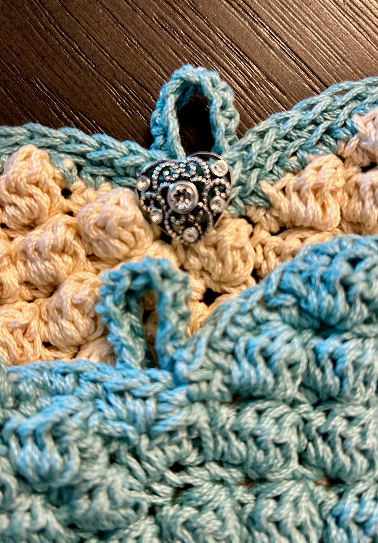 Crochet set of 2 | Hearts | Hot Pads | Countertop | gift |