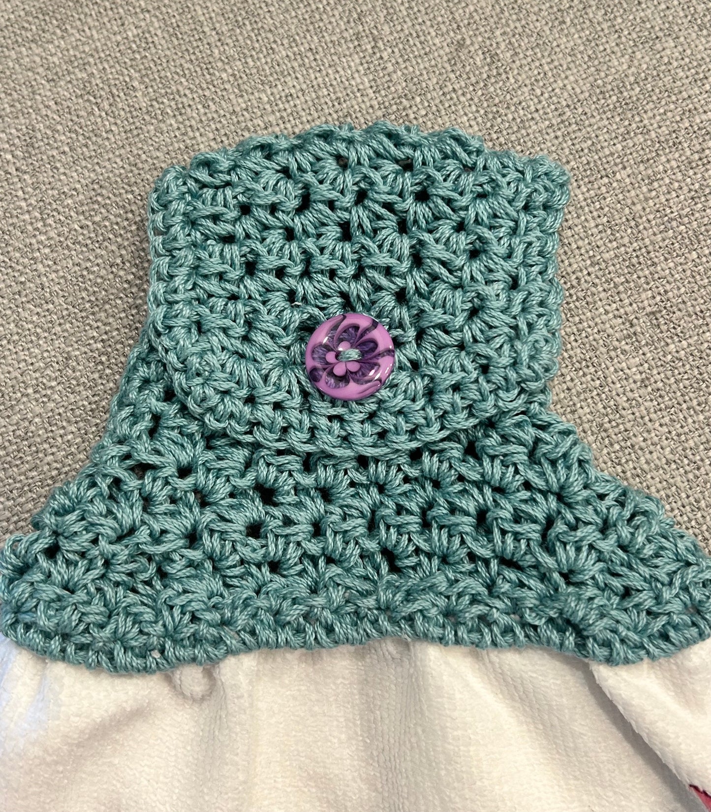 Crochet top | Kitchen towel | TULIPS Mason Jars FLOWERS | Spring Summer Gift Home Decor