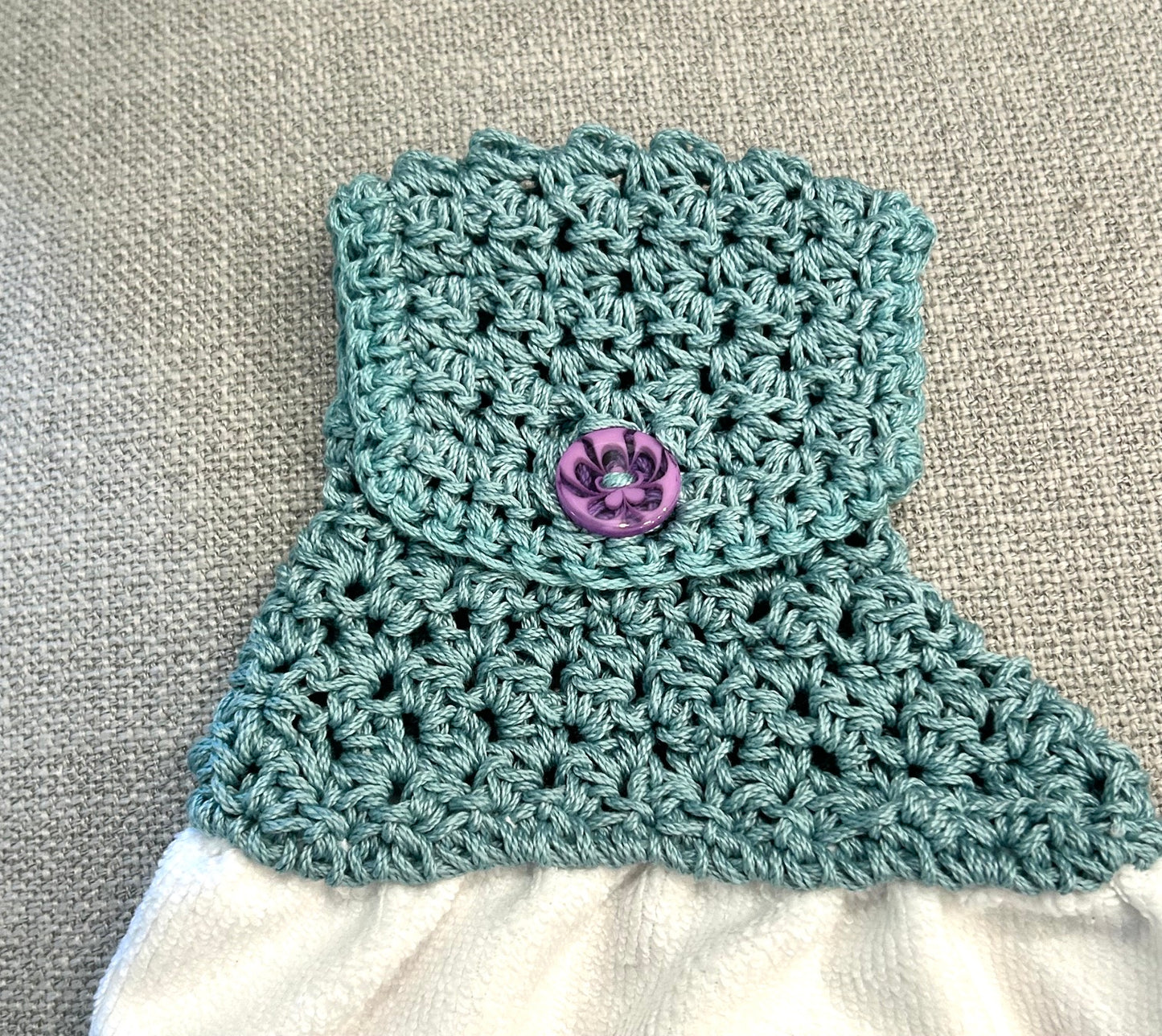 Crochet top | Kitchen towel | TULIPS Mason Jars FLOWERS | Spring Summer Gift Home Decor