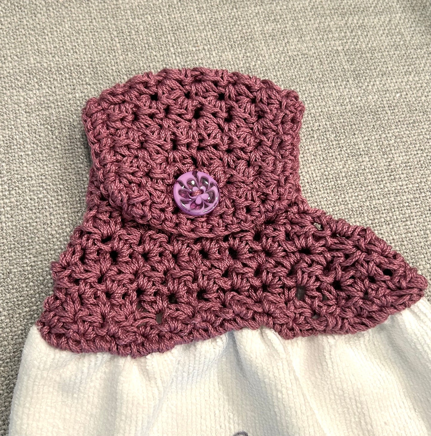 Crochet top | Kitchen towel | TULIPS Mason Jars FLOWERS | Spring Summer Gift Home Decor