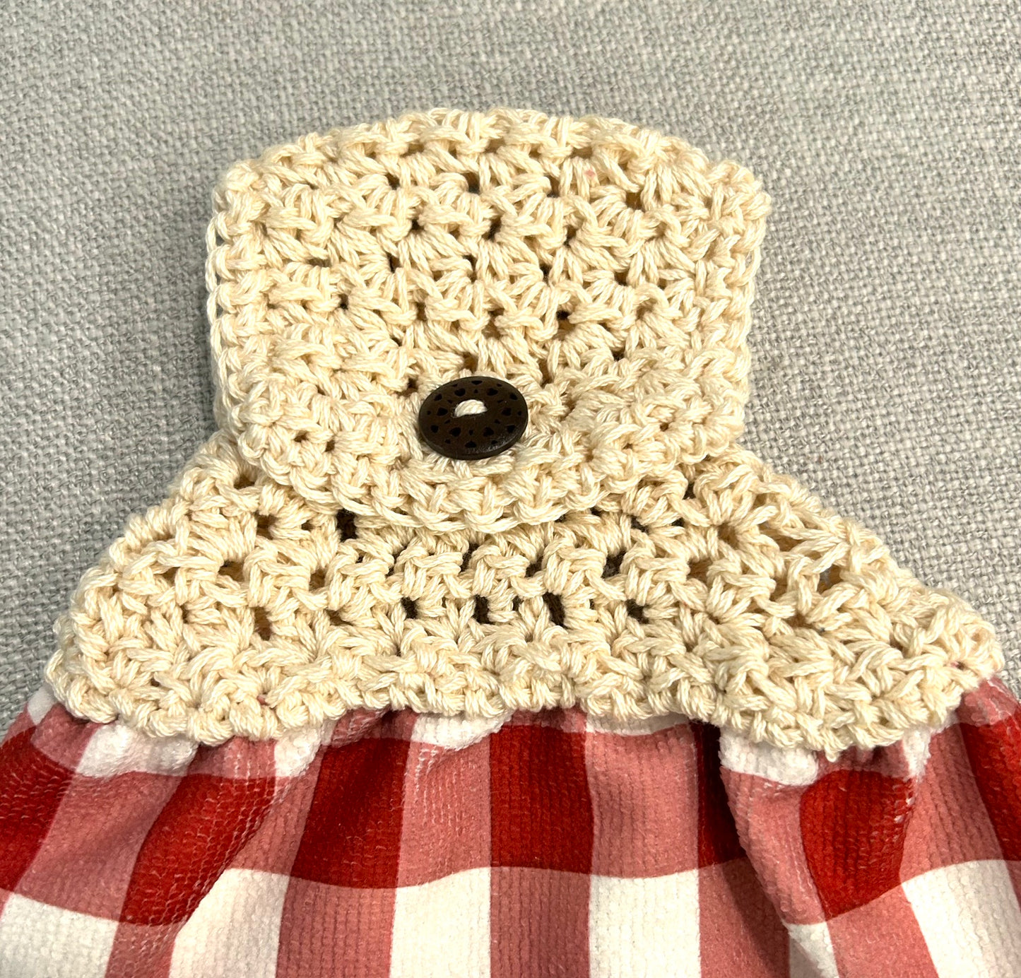 Crochet top | Kitchen towel | STRAWBERRY JAM | Spring Summer Gift Home Decor