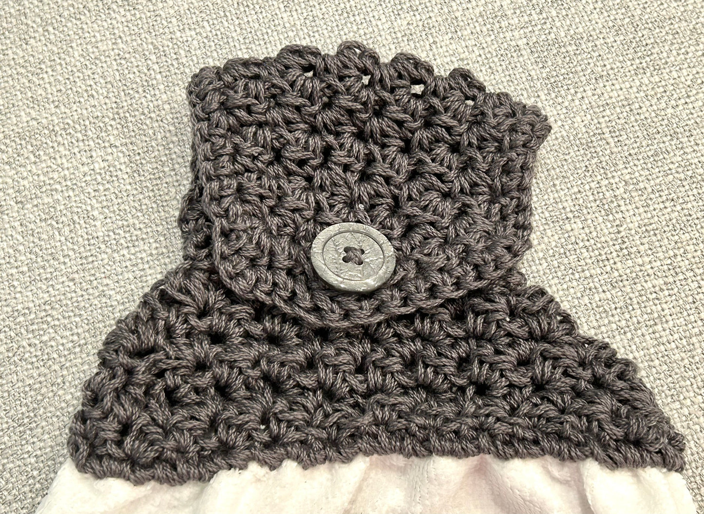 Crochet top kitchen towel | FARM LIFE and Cute Cows | Beautiful Home Decor Gift