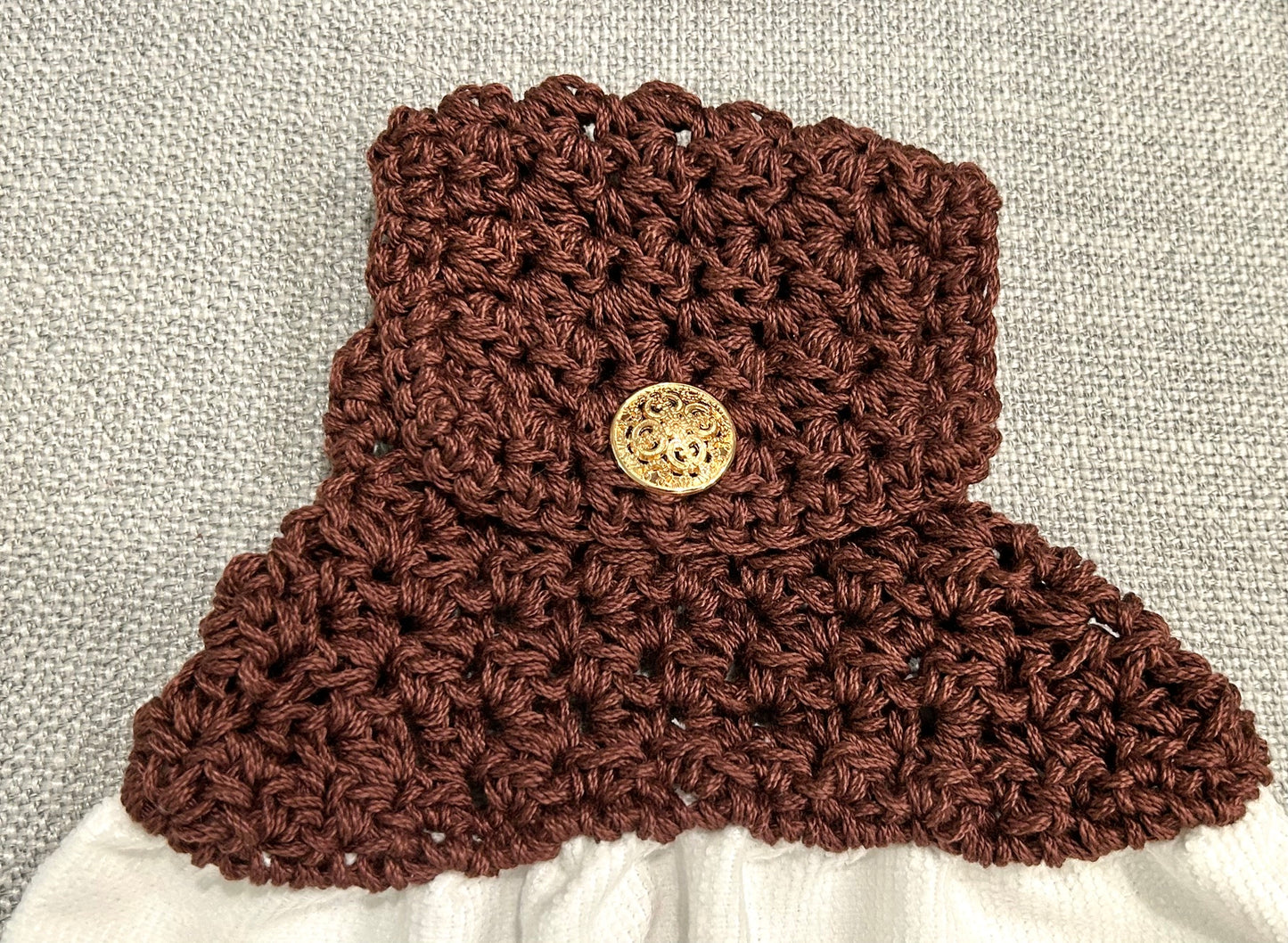 Crochet top kitchen towel | FARM LIFE Highland Cows | Beautiful Home Decor Gift
