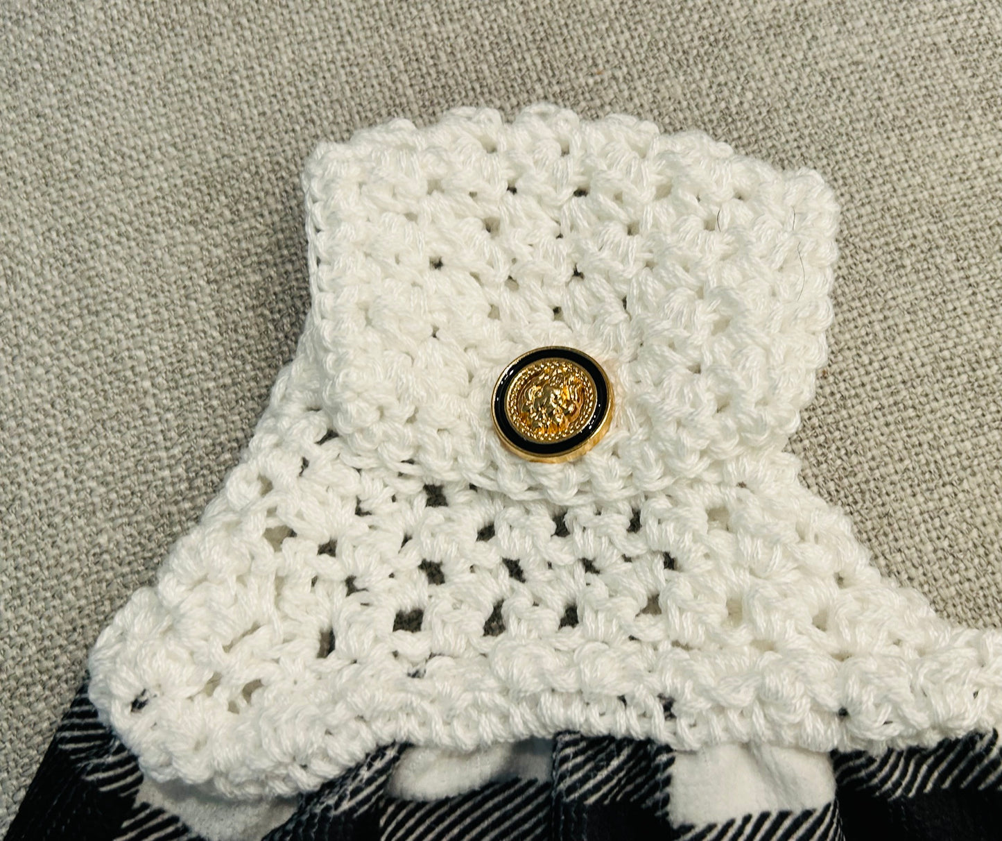 Cow Collection | Kitchen towel | Baby Highland cows in sock hats | Checkered