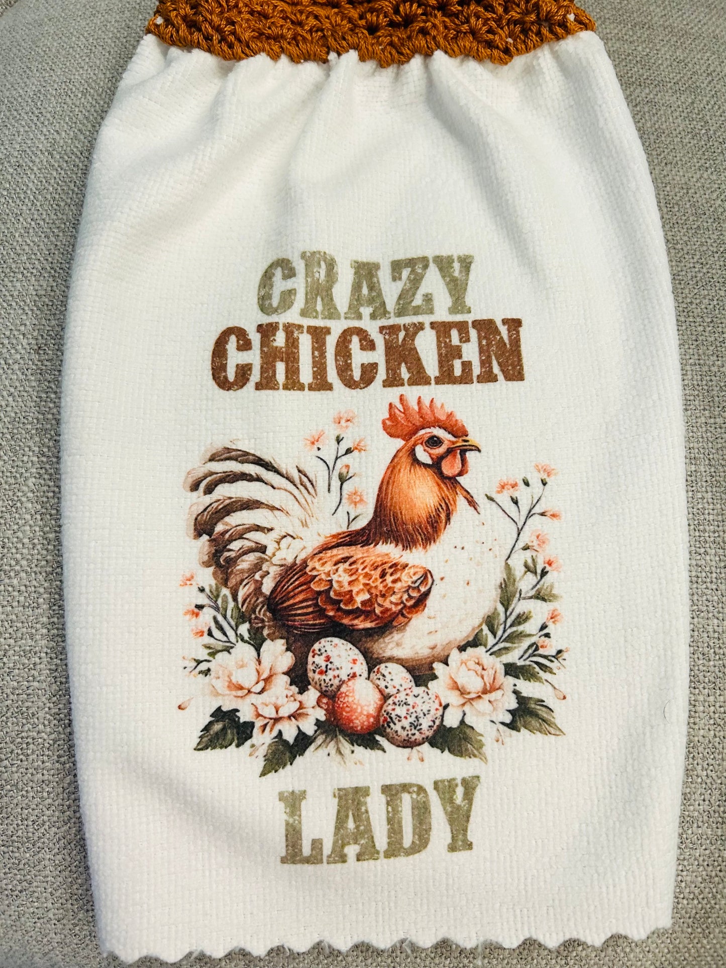 Chicken Hen Rooster collection| Crochet top kitchen | Farm Life Fun Sayings| Home Decor Gift