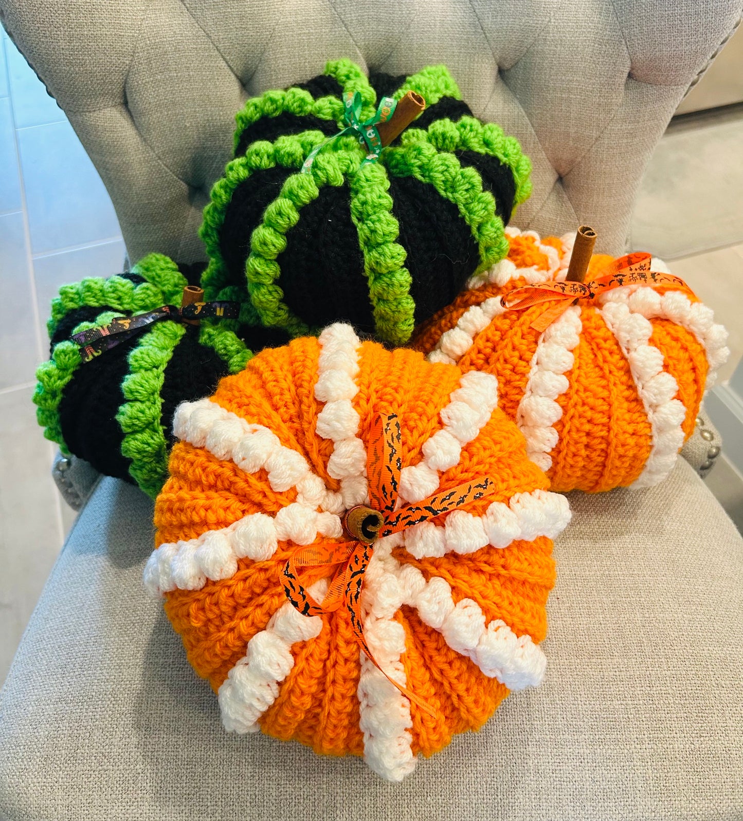 Crochet PUMPKINS | HALLOWEEN Decor | Handmade Reusable | Fun Gift