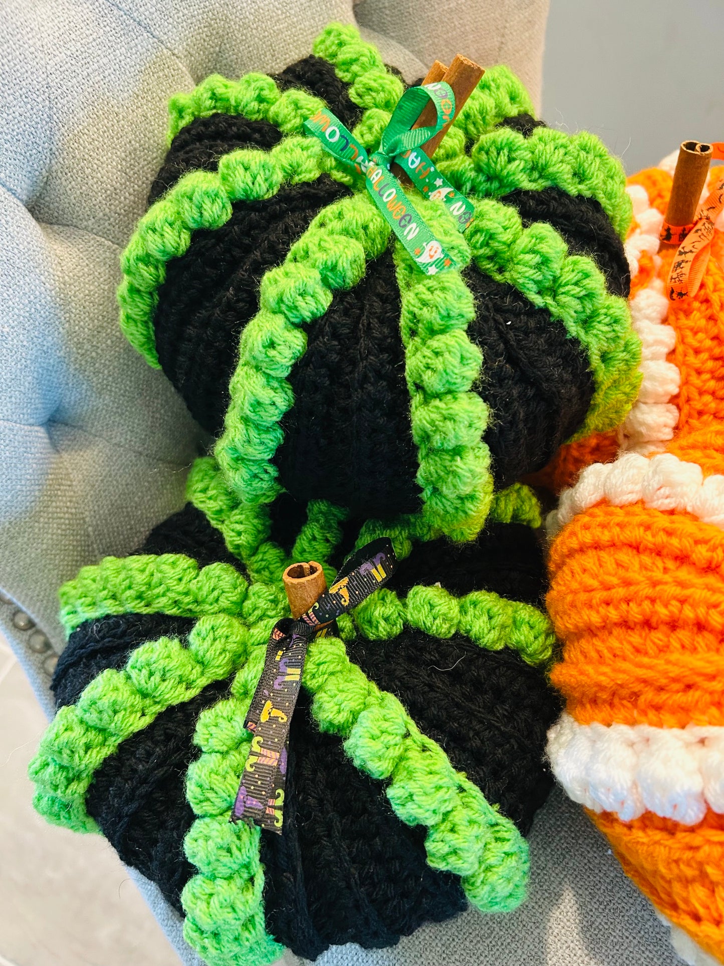 Crochet PUMPKINS | HALLOWEEN Decor | Handmade Reusable | Fun Gift