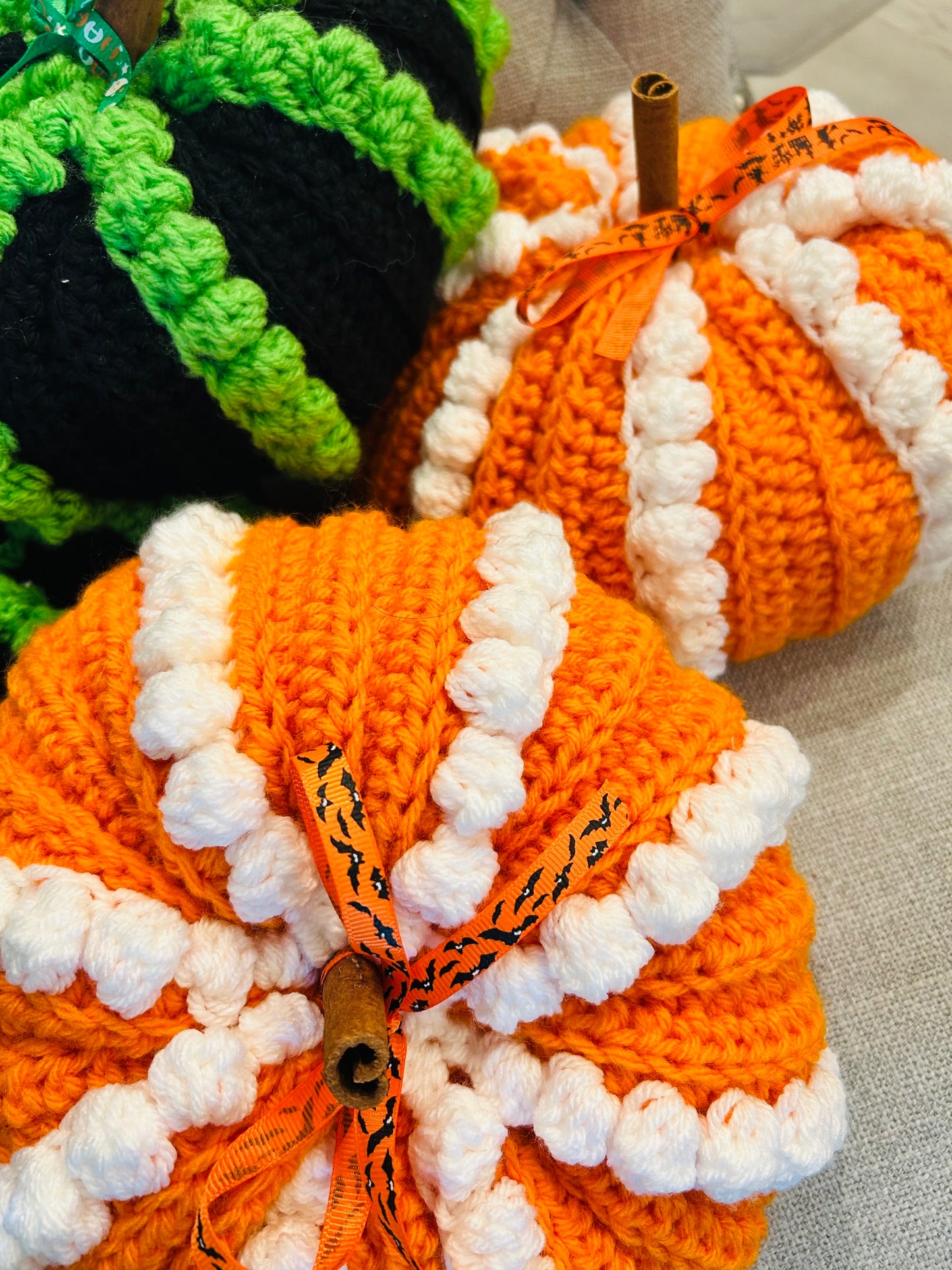 Crochet PUMPKINS | HALLOWEEN Decor | Handmade Reusable | Fun Gift