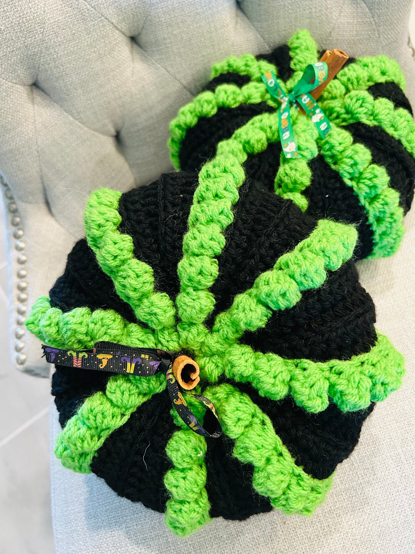 Crochet PUMPKINS | HALLOWEEN Decor | Handmade Reusable | Fun Gift