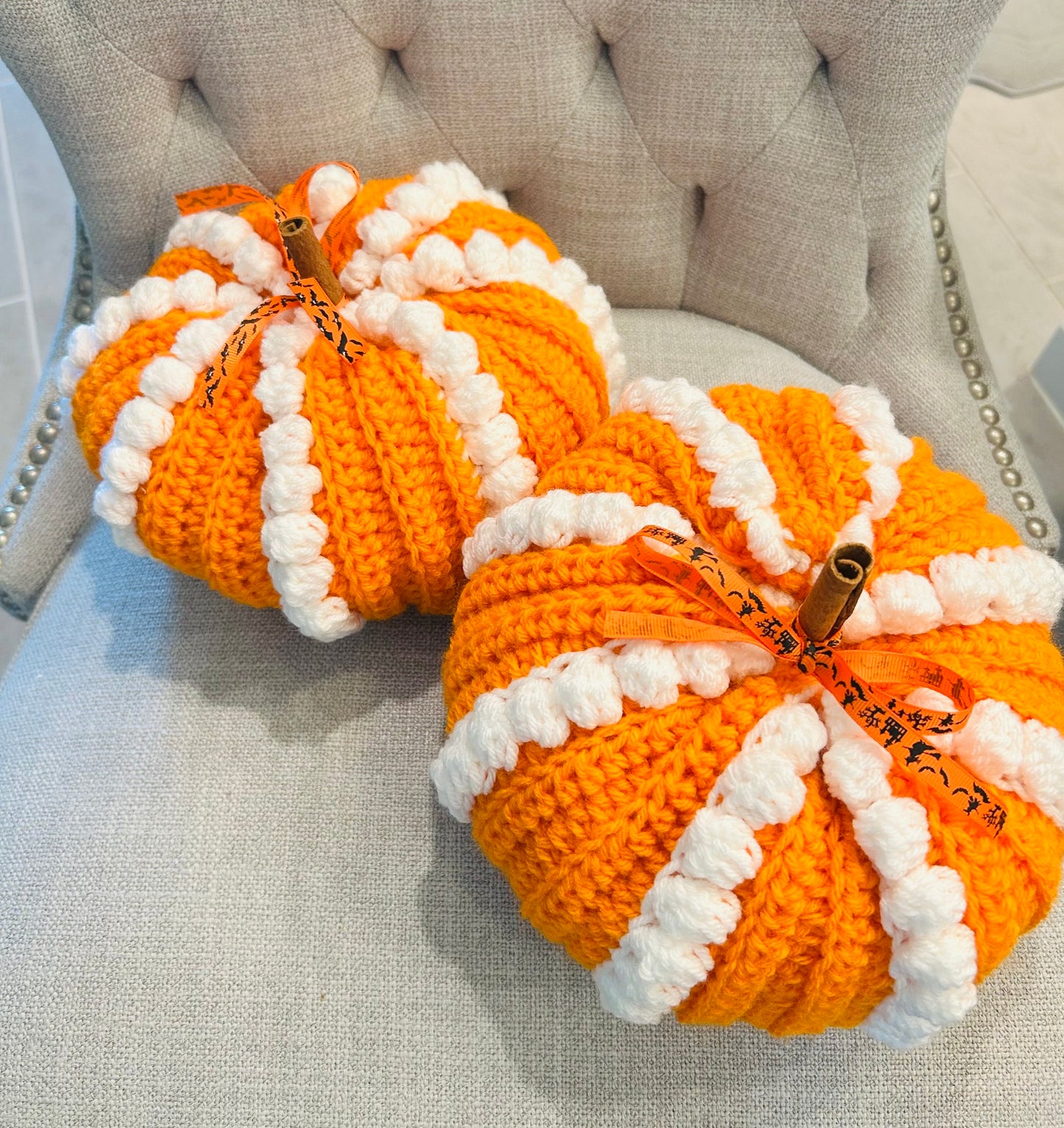 Crochet PUMPKINS | HALLOWEEN Decor | Handmade Reusable | Fun Gift