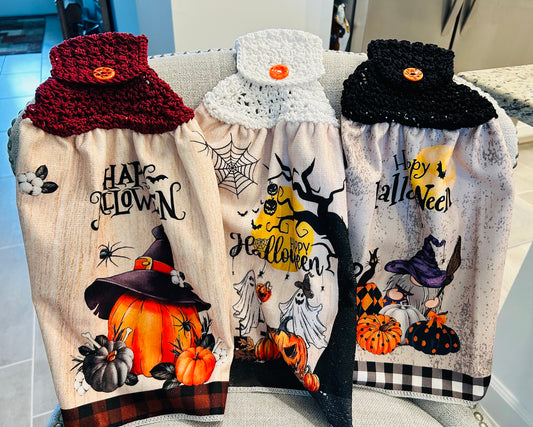 Crochet top | HALLOWEEN Home Decor| Kitchen Towels Gift - group 2