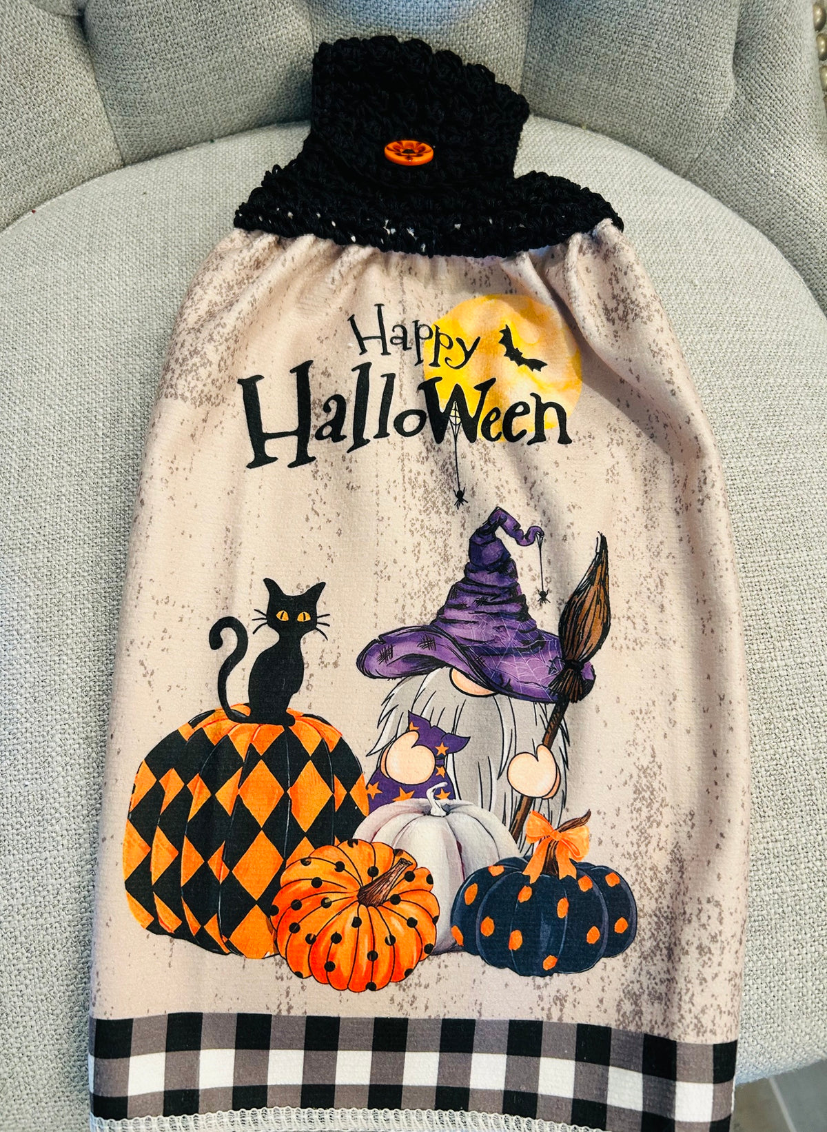 Crochet top | HALLOWEEN Home Decor| Kitchen Towels Gift - group 2