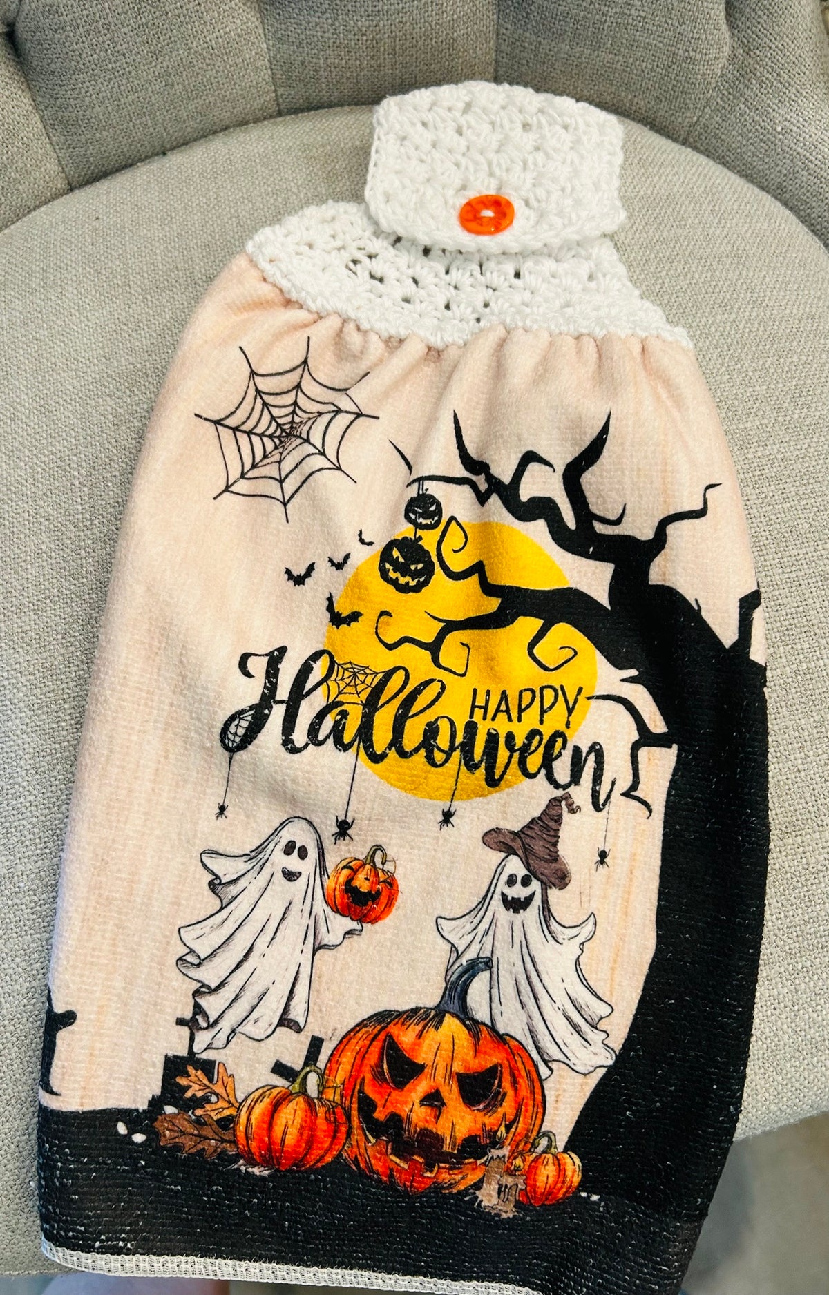 Crochet top | HALLOWEEN Home Decor| Kitchen Towels Gift - group 2
