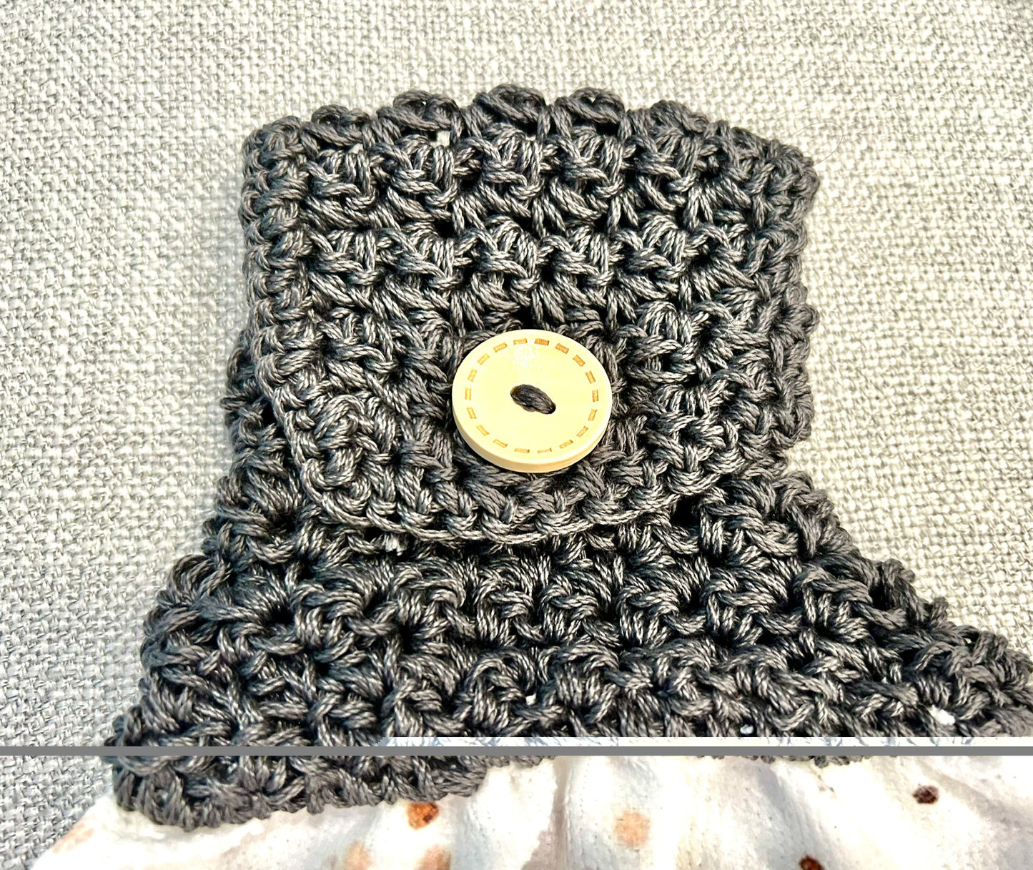Cow Collection | Crochet Top Kitchen towel | Highland cow & Floral collection