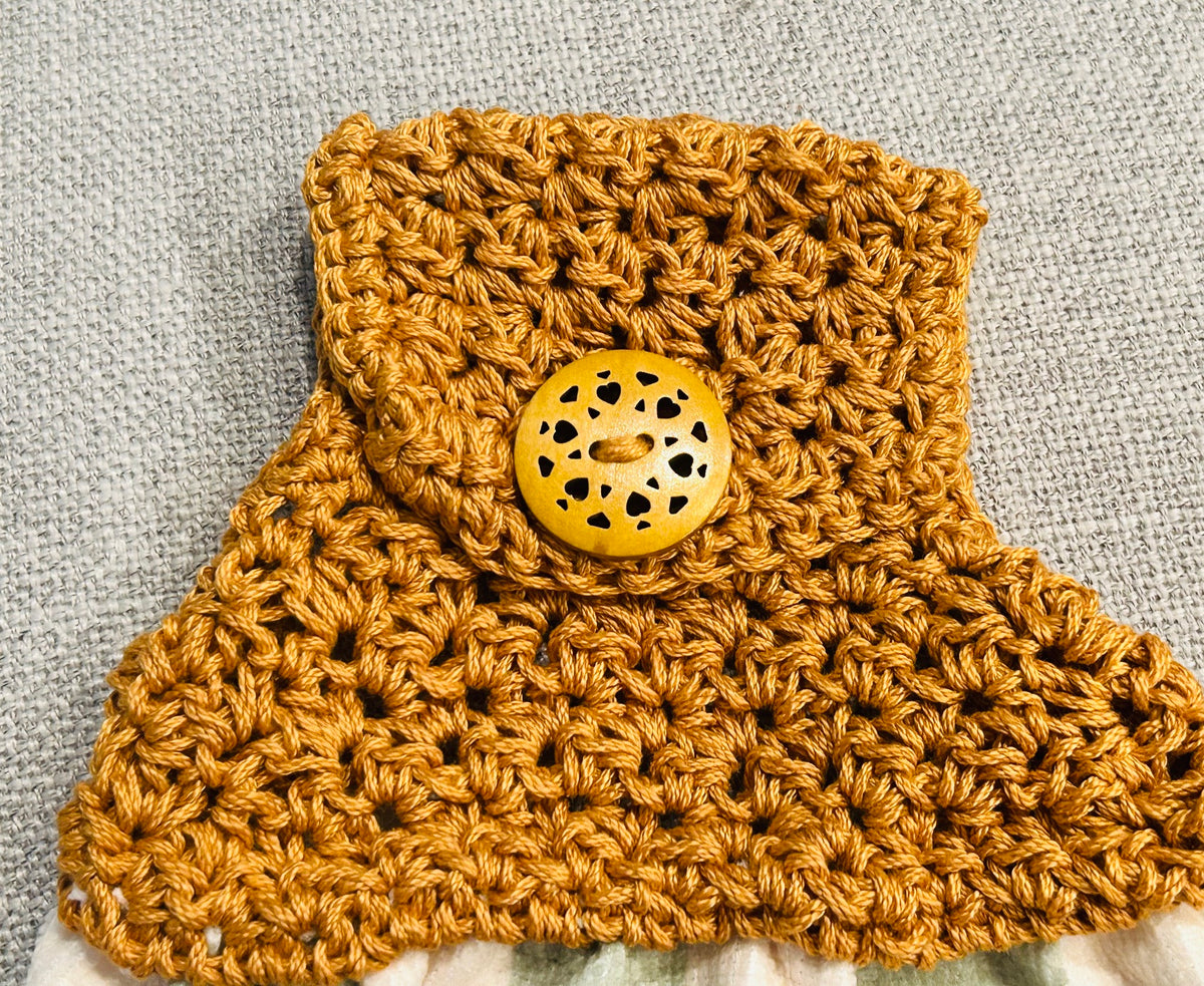 Crochet Top Kitchen towel | Duck Goose Mallard | Farm Life |Home Decor Gift