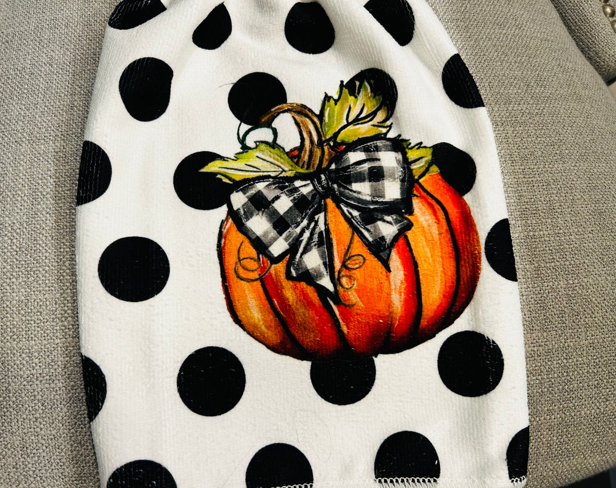 Crochet top | Kitchen towels | FALL COLORS Pumpkin Gnome | Home Decor Gift