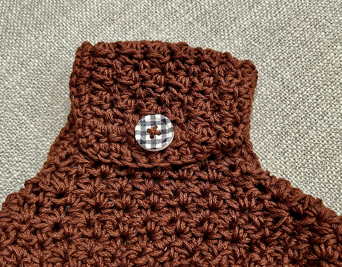 Crochet top | Kitchen towels | FALL COLORS Plaid Gnome Truck | Home Decor Gift