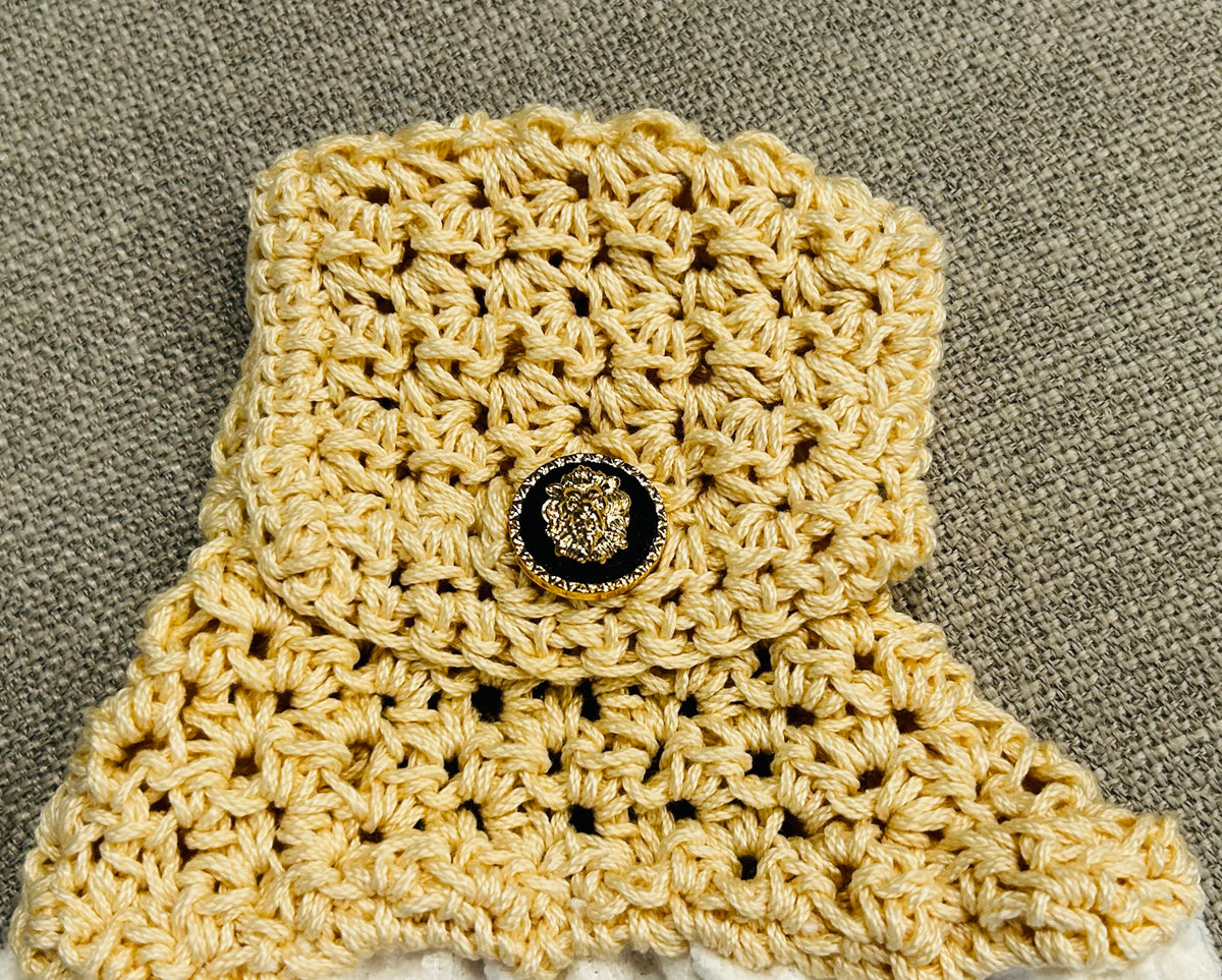 Crochet top kitchen towel | HIGHLAND cows Floral Designs | Farm Life | Home Decor Gift