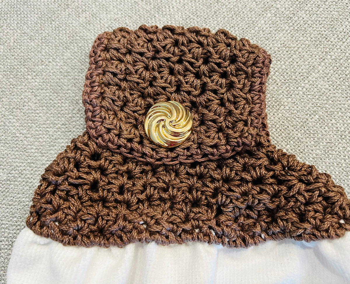 Crochet top | Kitchen towels | FALL LEAVES Bright Colors | Home Decor Gift