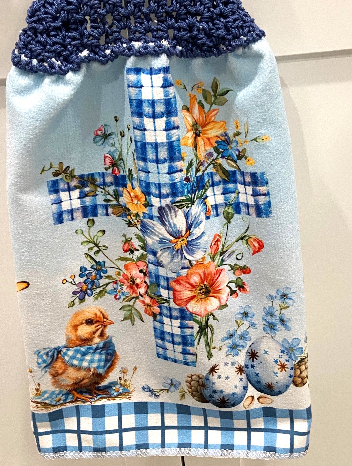 Crochet top kitchen towels | EASTER | SPRING | Bunny