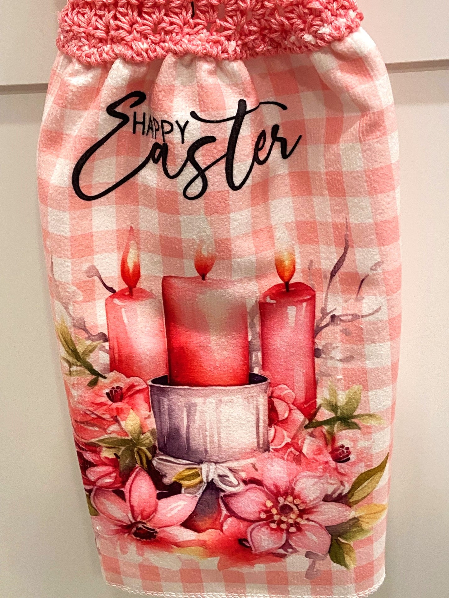 Crochet top kitchen towels | EASTER | SPRING | Bunny