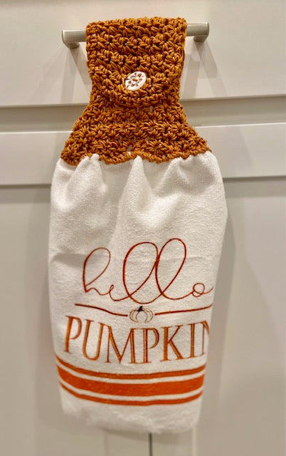 Crochet top kitchen towels | Fall | Home Decor