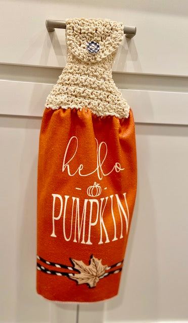 Crochet top kitchen towels | Fall | Home Decor