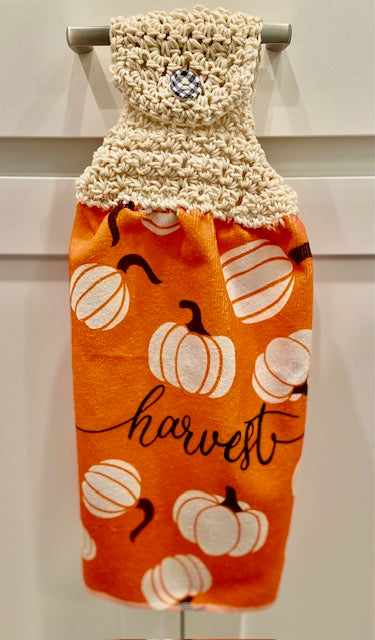 Crochet top kitchen towels | Fall | Home Decor