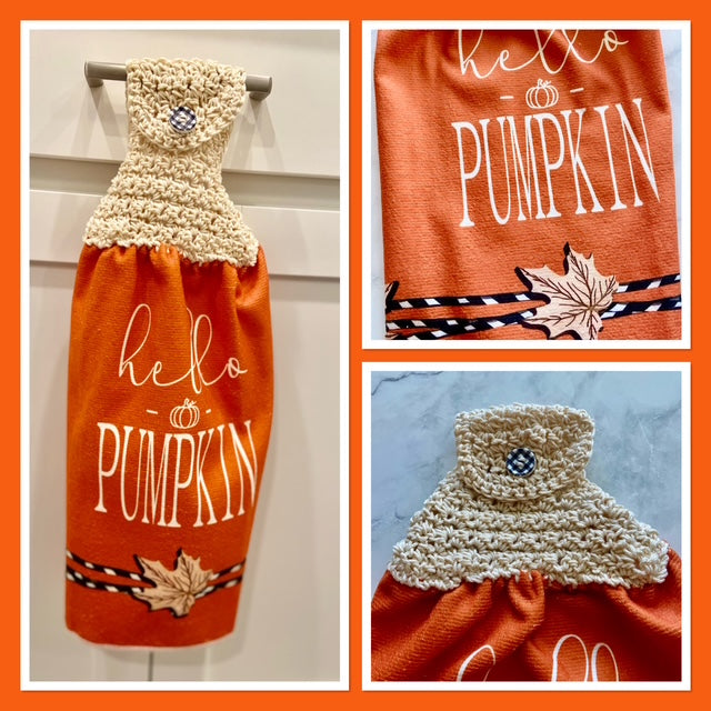 Crochet top kitchen towels | Fall | Home Decor